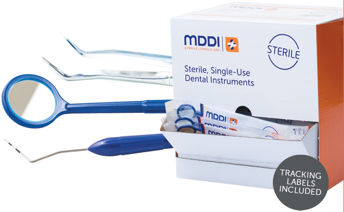 Sterile Single Use Periodontal Examination Kit with WHO Ball Probe 25pk