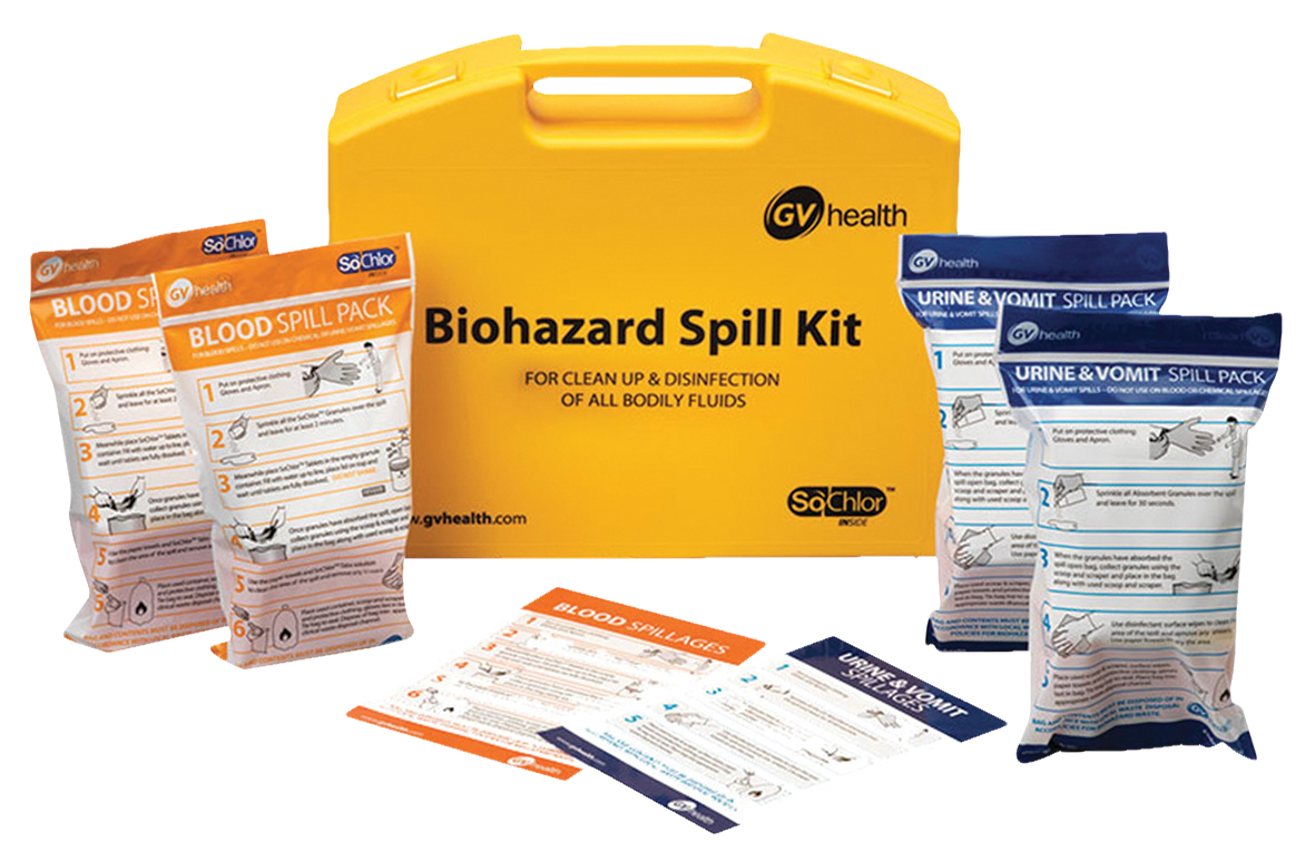 Bodily Fluid Spill Kit 4pk