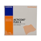 Acticoat Flex 3 Polyester Wound Dressing 4x4" Sterile Blue/Green LF