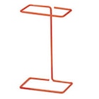 Poxygrid Biohazard Bag Holder 3-5/8x5x8-1/2" Orange Epoxy/Coated Wire Ea