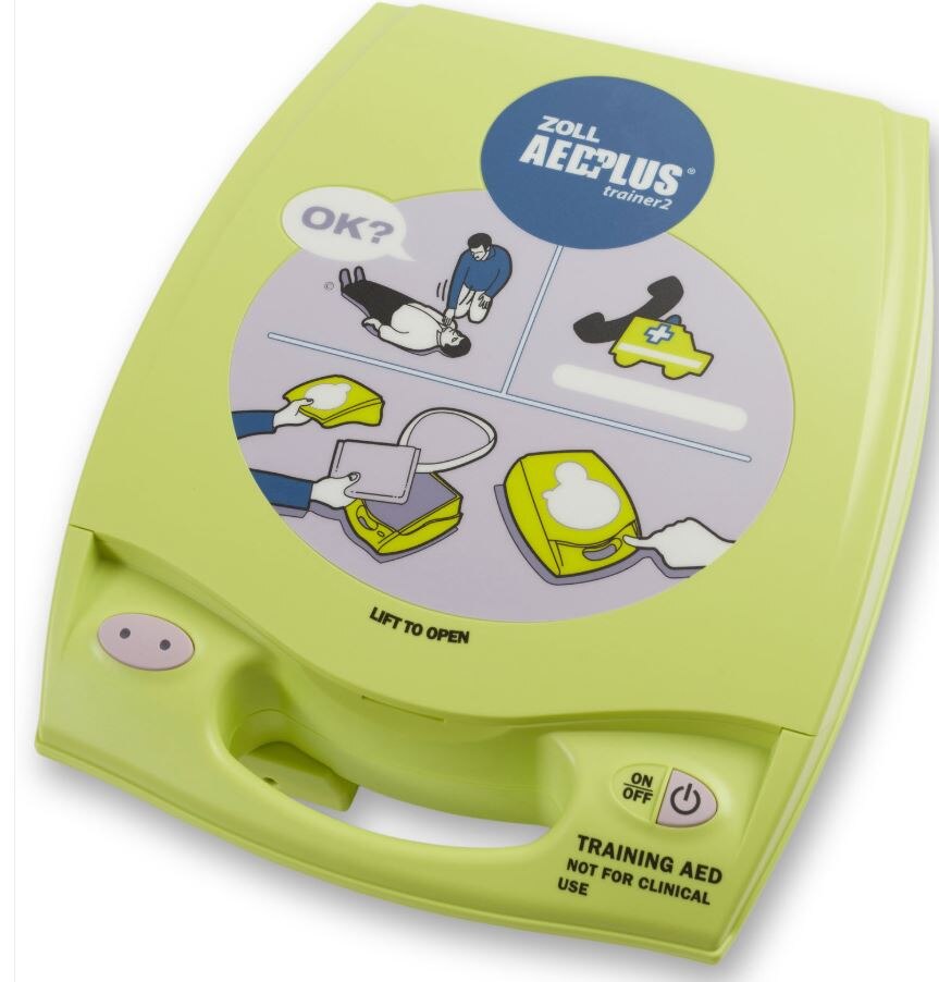 AED Plus Trainer II Trainer Defibrillator New Ea