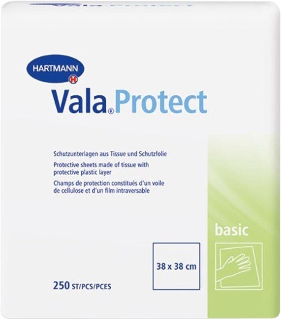 Valaprotect Basic - 38 cm x 38 cm, per 250 stuks