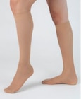 Compression/Multilayer Stocking Below Knee Size G Unisex 45.5cm Beige