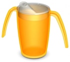 Ornamin Ergoplus beker - drinkbeker geel, per stuk