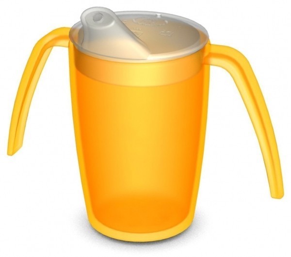 Ornamin Ergoplus beker - drinkbeker rood, per stuk