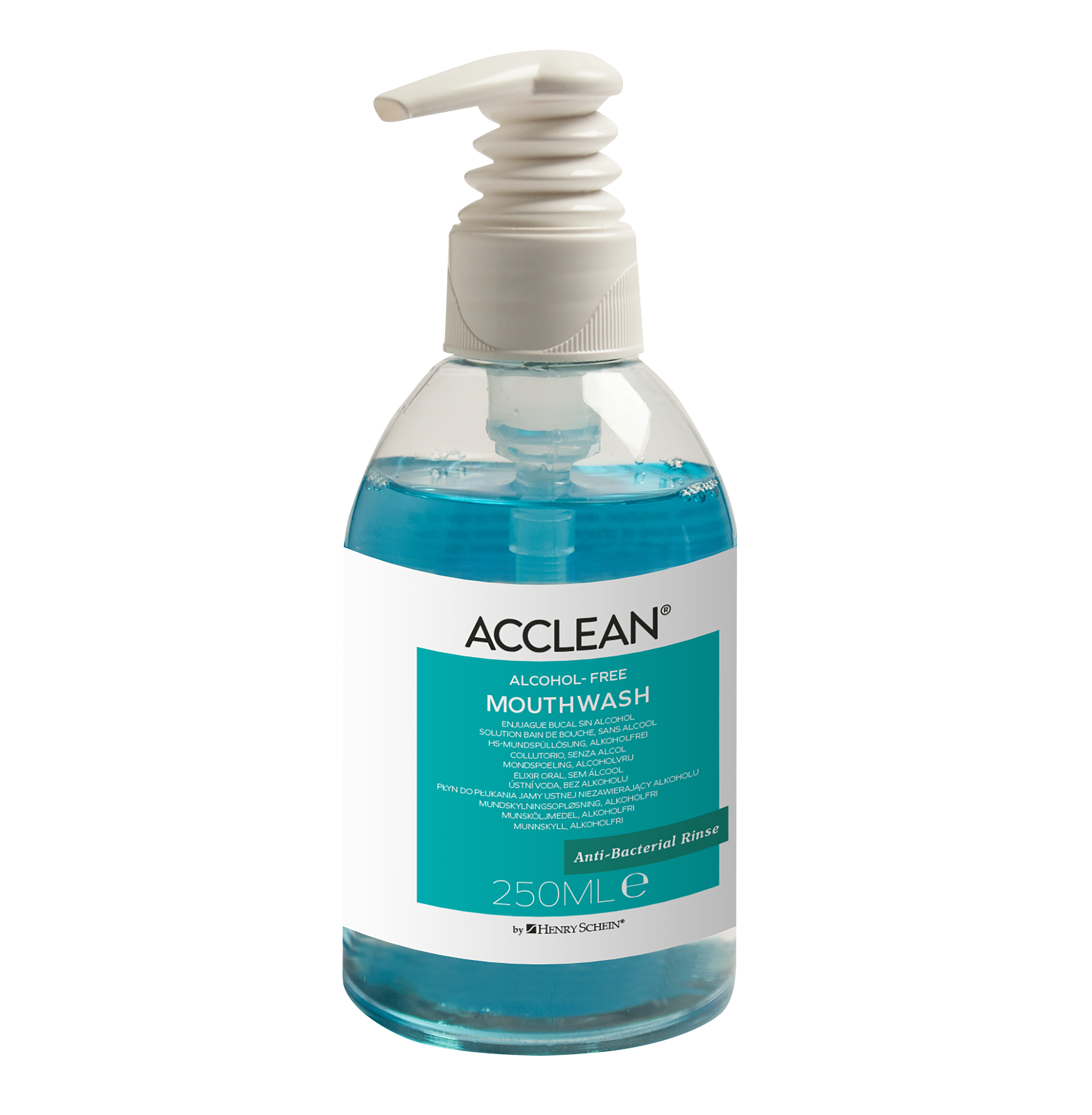 ACCLEAN Mouthwash Alcohol-Free 250ml with dosing pump