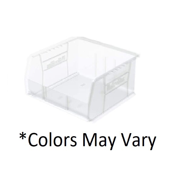 AkroBins Storage Bin Clear Polymer With Label Holder 10-7/8x11x5" 6/Ca