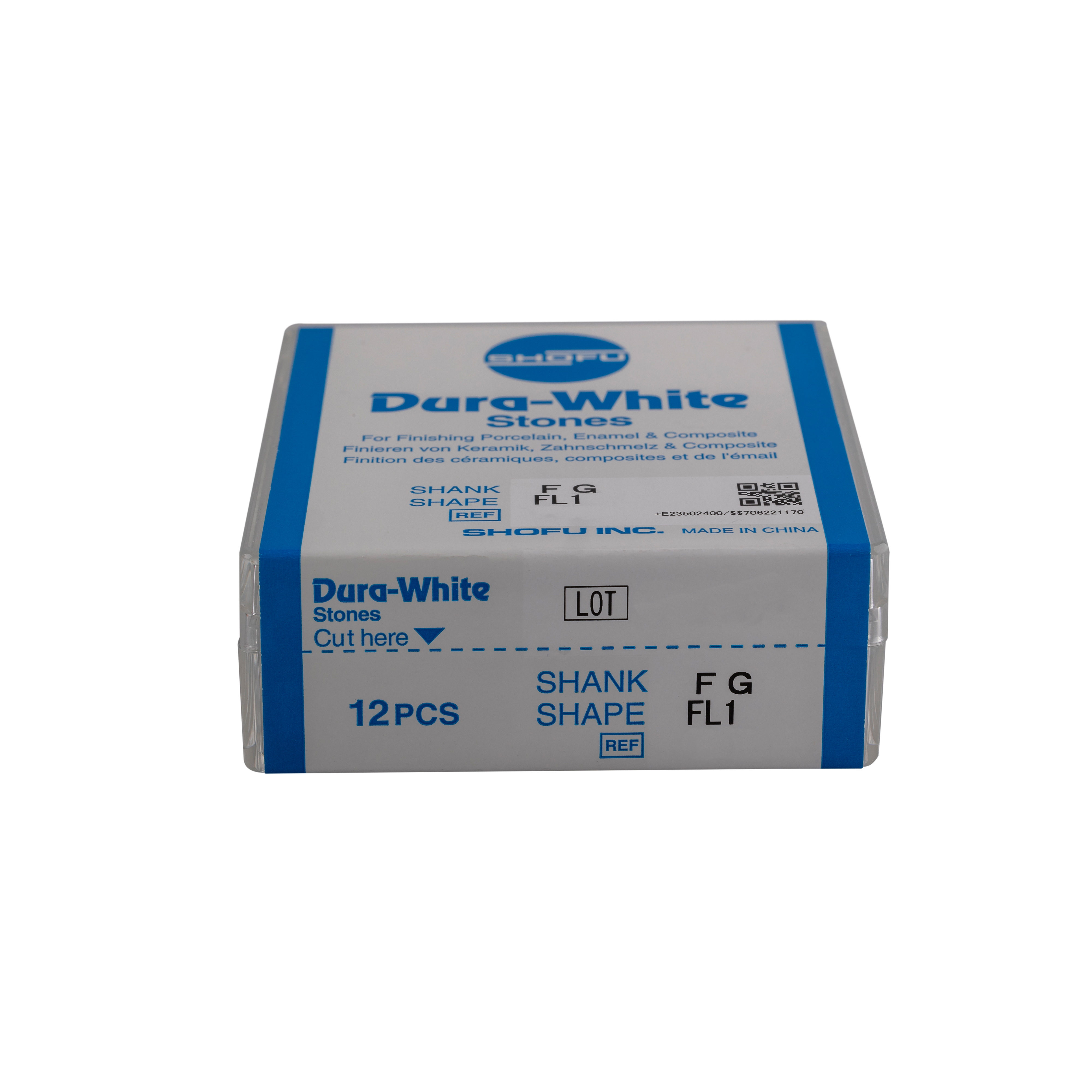 Dura-White Polishing Stone FL1 0240 FG 12pk