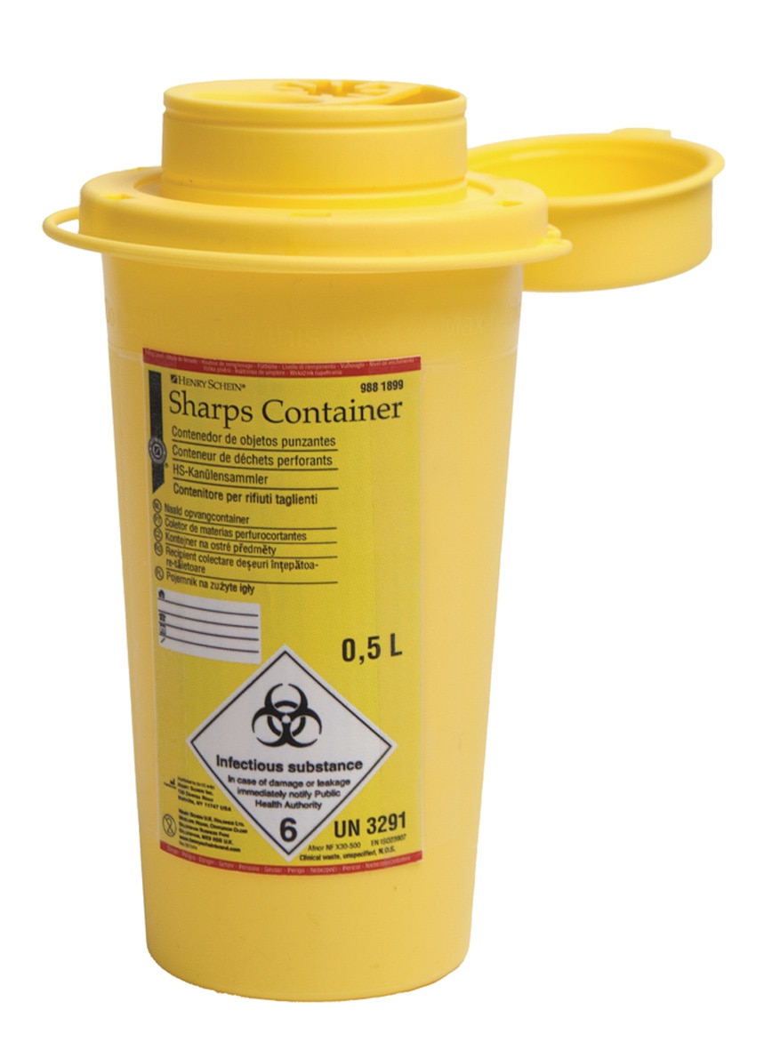 HS Sharps Container 0.5L