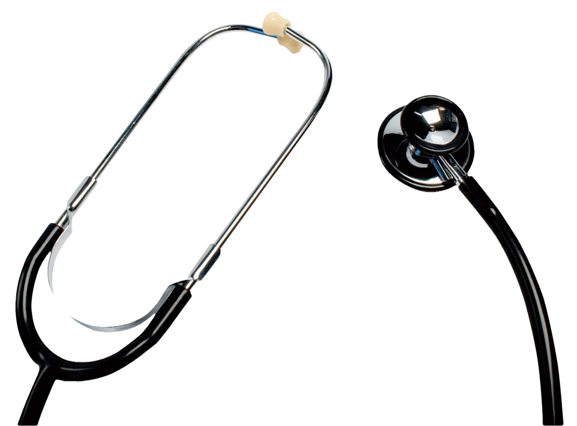HS Stethoscope Dual Head Black