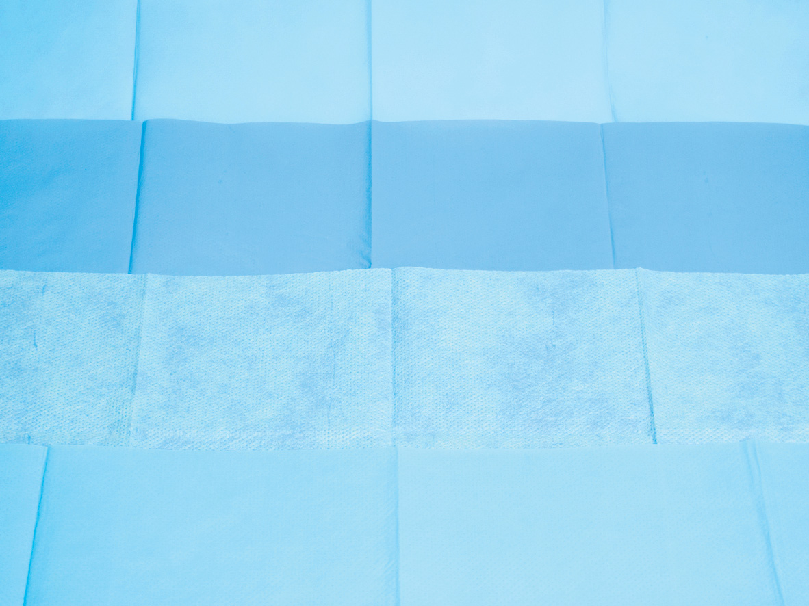 HS Surgical Non-Adh Drape 75x90cm Sterile Blue