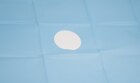 HS Surgical Non-Adhesive Fenestrated Drape 75x90cm Diameter 10cm Sterile Blue
