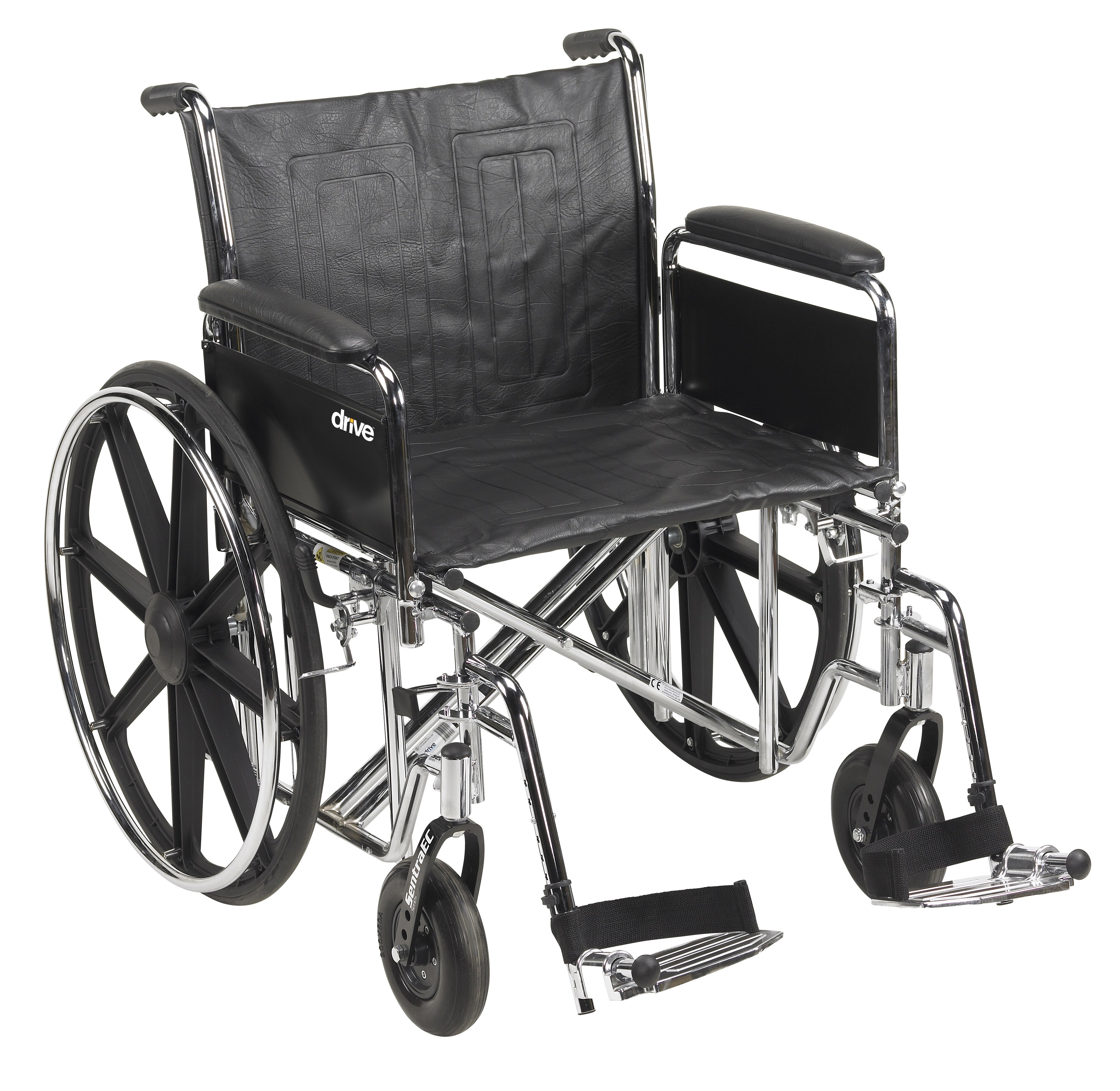 Sentra EC Transport Wheelchair 450lb Capacity