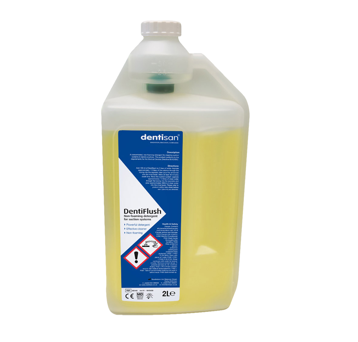 Dentiflush Non-Foaming Aspirator Cleaner for Suction Systems 2L