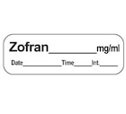 Anesthesia Label DTI Zofran mg/ml White 1-1/2x1/2" 600/Rl