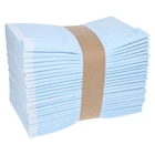 Fanfold Drape Sheet 40 in x 48 in Blue Disposable 50/Ca