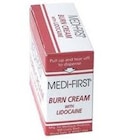 Medi-First Burn Cream 0.13/0.5% 0.9gm Unit Dose Packet 25/Bx