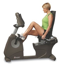 Spirit Fitness Recumbent Bike 7.5" LCD Display