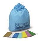 Biohazard Bag 4mil 25x34" Yellow/Black Flat Seal Plastic 100/Ca
