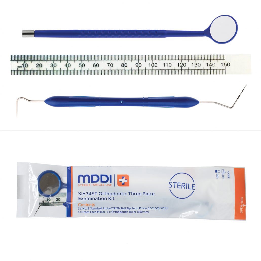 Ortho Exam Kit W/Ball Tip Probe Single Use 100pk