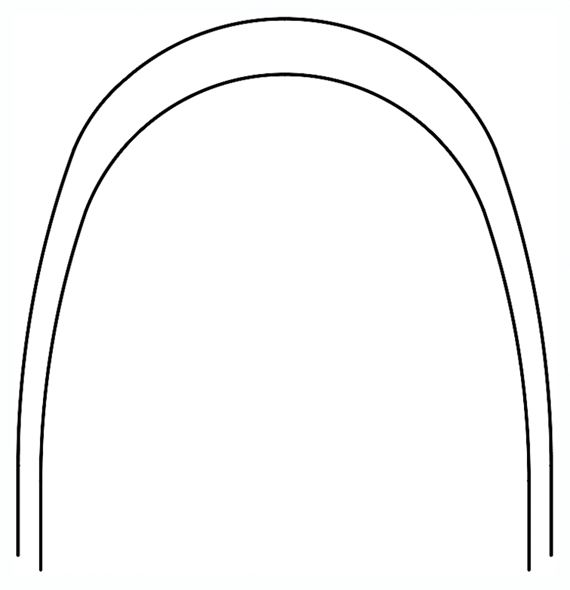 Archwire Stainless Steel Twist Pro Form Arch .015 Lower 20pk