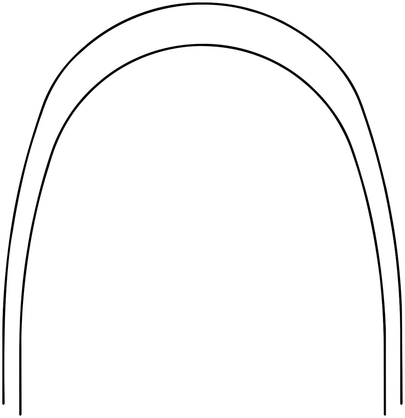 Archwire Nitanium Bio-Kinetix Pro Form Arch 012 Upper 10pk