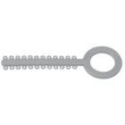 Safe-T-Ties .120" Grey 30pk