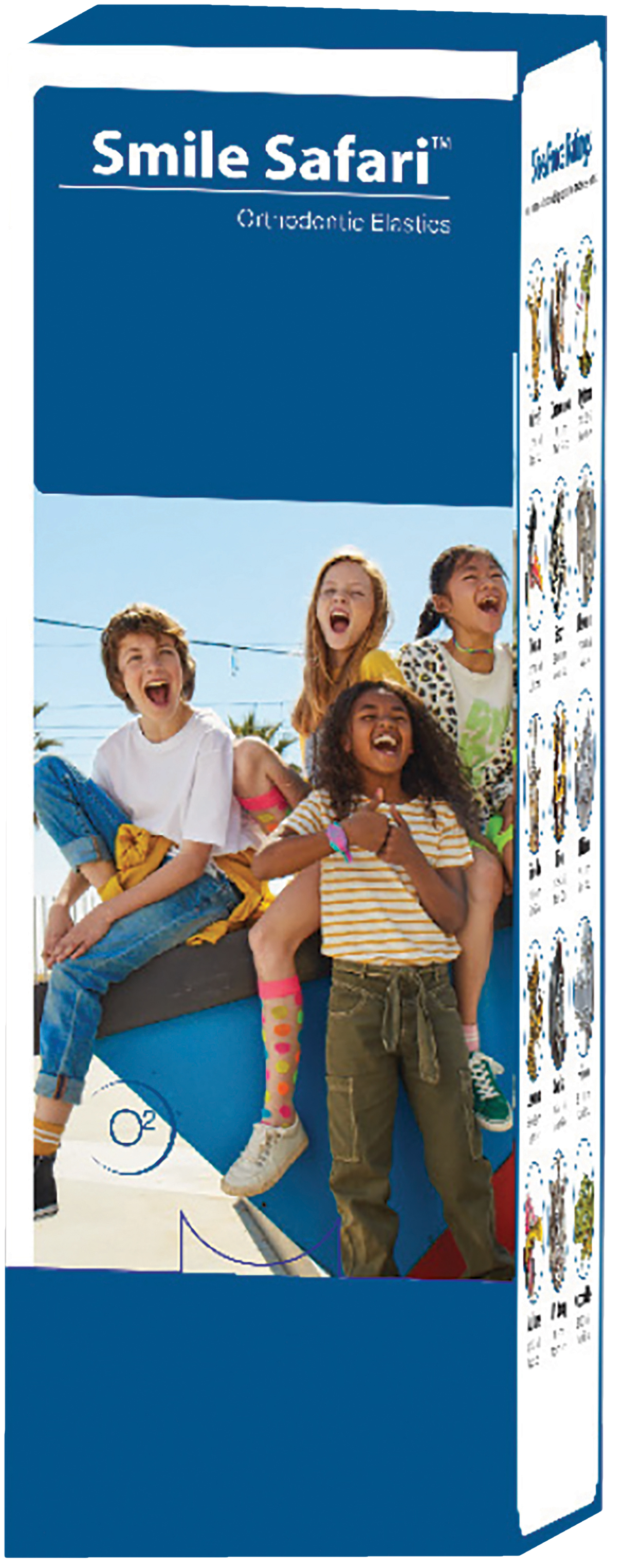 Smile Safari Elastic Latex/F Med Orange 9.4mm 50pk