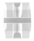 Neolucent+ Roth Bracket .022 LL/R 1/2 -6 Torque 0 Angulation 0O Anti-Rotation 5pk