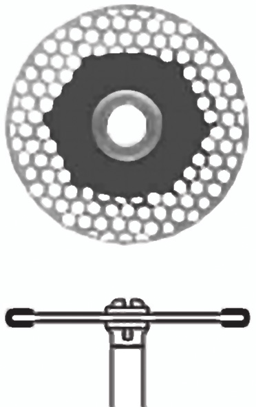 Perforated Diamond Disc 2.0mm 10000rpm 952