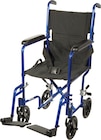 Transport Wheelchair 300lb Capacity Adult