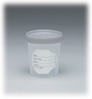 ClikSeal Specimen Container 3oz Silicone Sterile 100/Ca