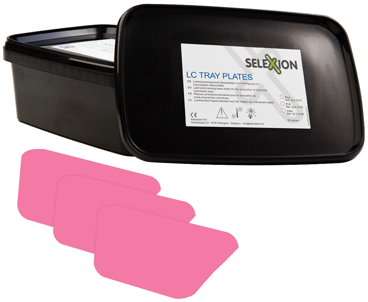 SLX LC Trayplates Pink 50pk