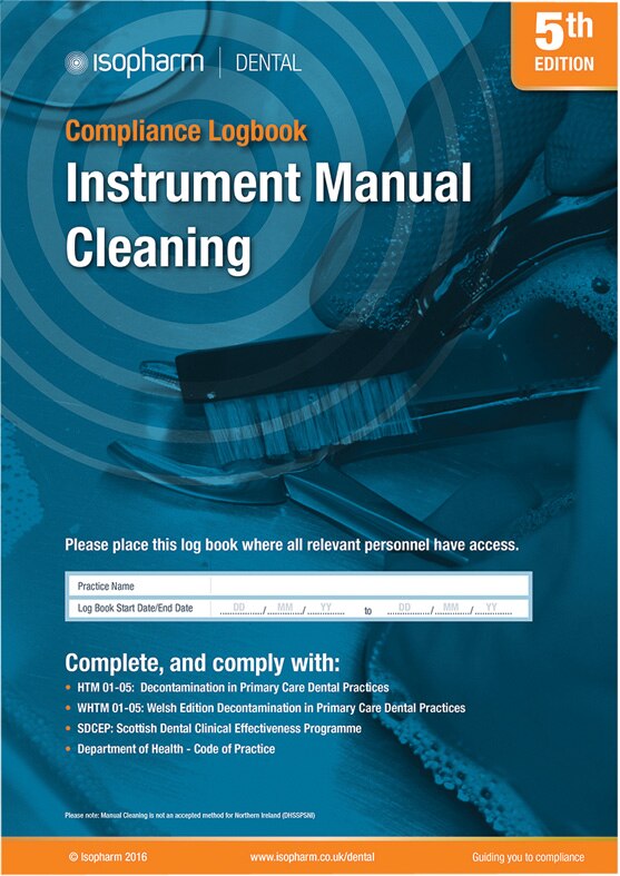 Compiance Logbook Isopharm Manual Cleaning Compliance Logbook 1173616 - Henry Schein - UK
