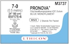 Pronova Suture 7-0 24" Polyvinylidene Fluoride Mnflmnt BV175-6/BV175-6 Blu 12/Bx
