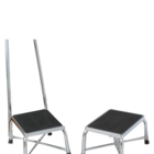 TechMed Bariatric Footstool Chrome 4 Leg Ea