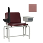 Blood Draw Chair Mauve Steel 450lb Capacity Ea