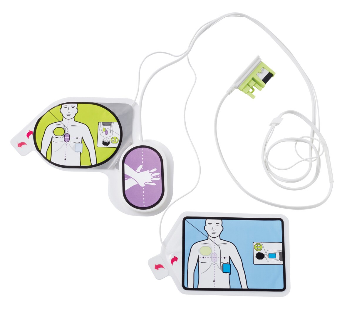 Zoll Medical ZOLL CPR Universal Adult Paed Electrodes 2pk ACC636 ...