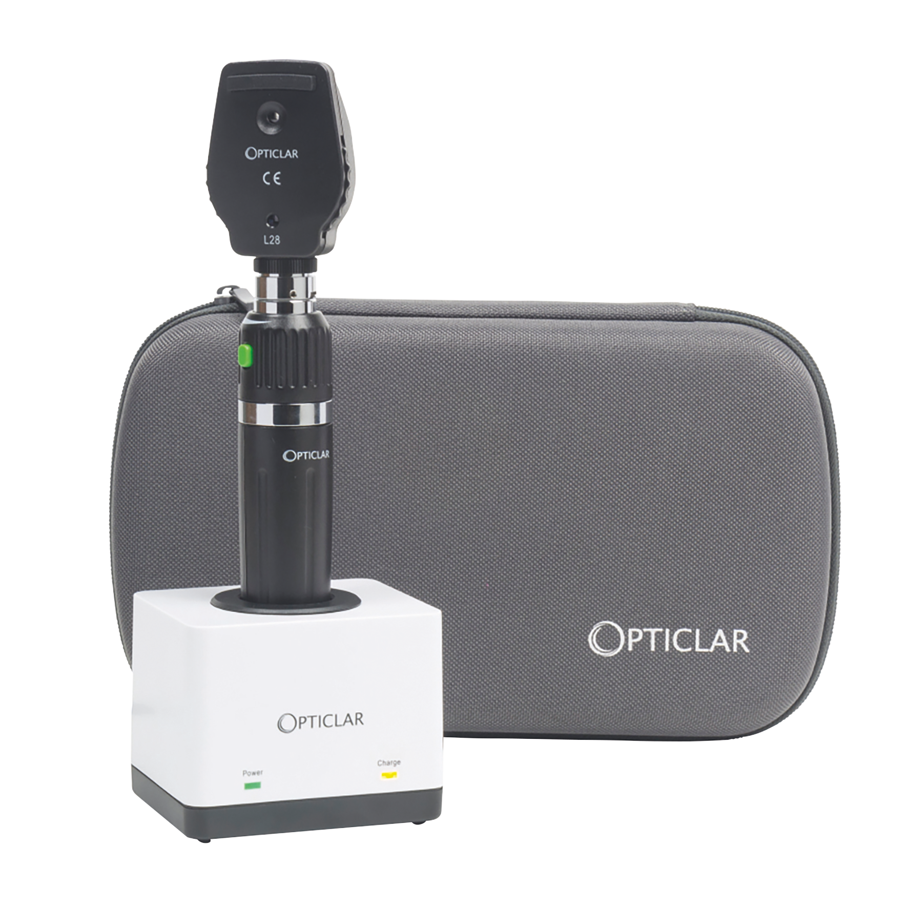 Opticlar L28 LED Ophthalmoscope E Lithium Handle+Charger OPH02103 ...