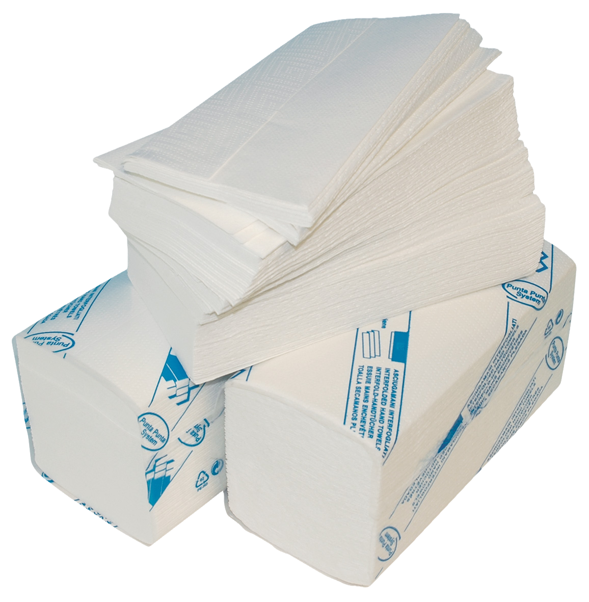 HS Z-Fold Towel 3Ply White 32x22cm 2500pk