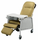 Lumex Clinical Recliner Steel Frame 250lb Capacity Vintage Gold Ea