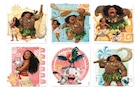 Stickers Moana 100pk