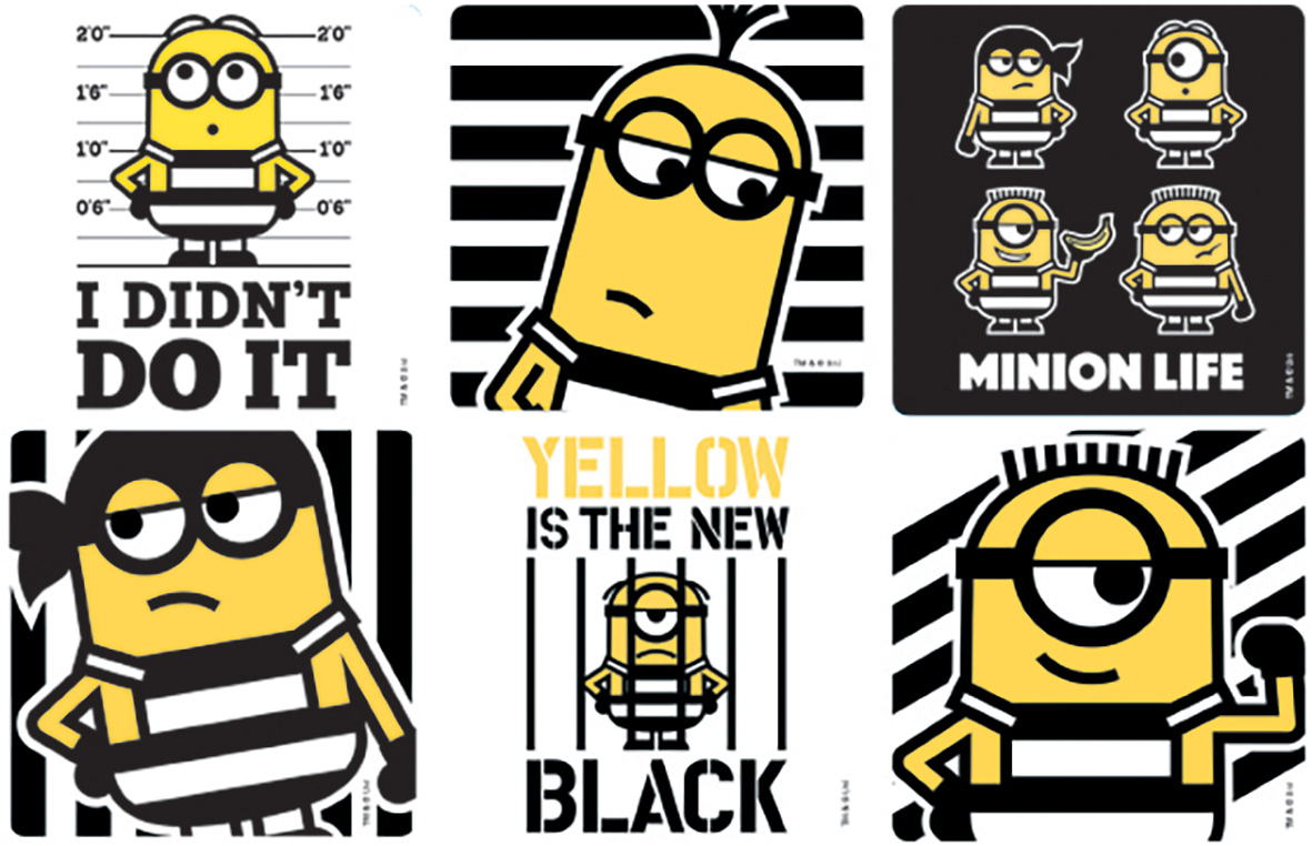 Stickers Despicable Me 3 100pk