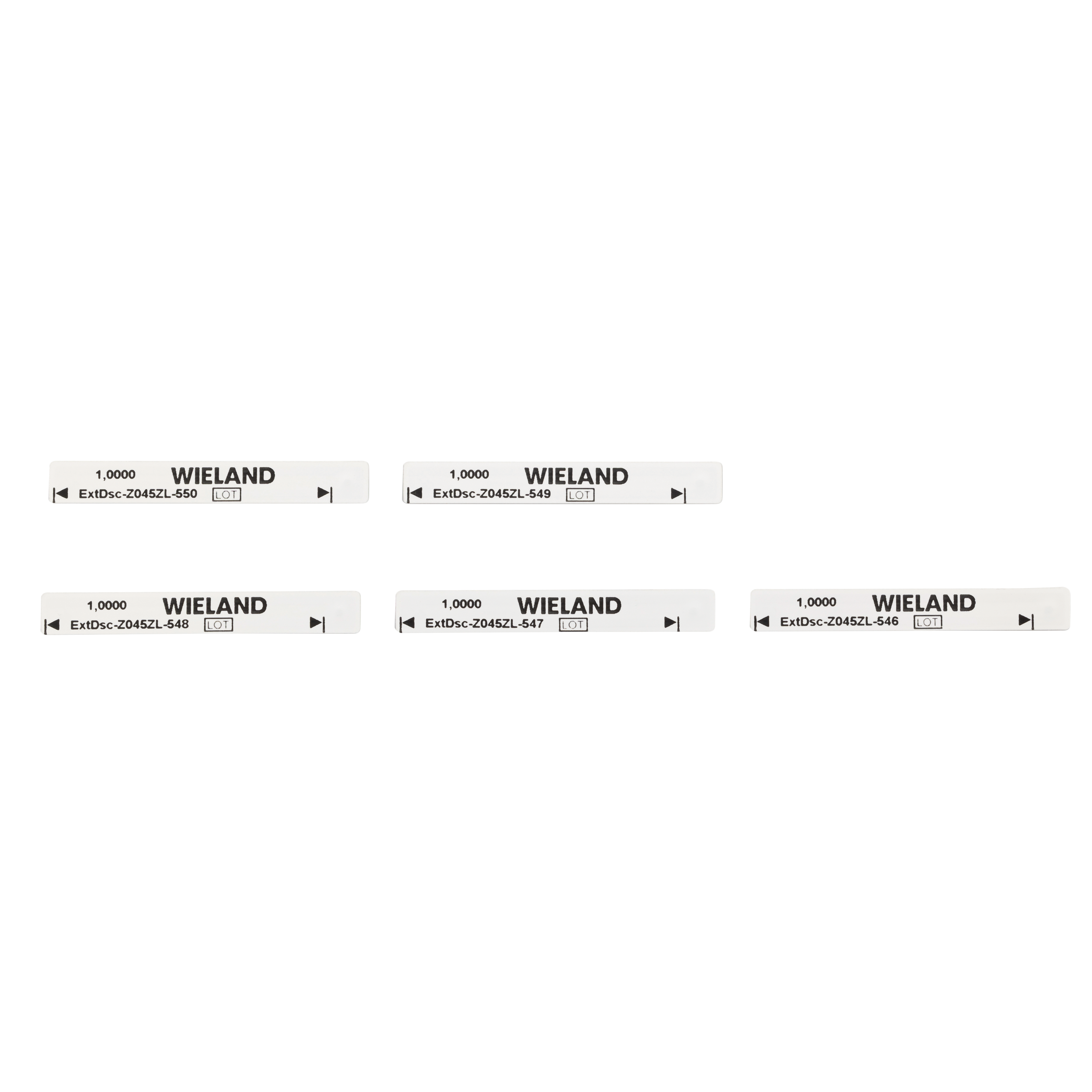 External Dry Labels for Blanks (5 pcs)