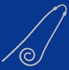 Argyle Swan Neck Curl Dialysis Catheter Kit 2 Cuff/Right