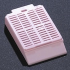 Tissue Embedding Cassette Pink Attached Lid Rectangular 1000/Ca