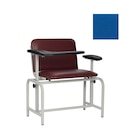 Blood Draw Chair Royal Blue Steel 450lb Capacity Ea