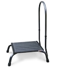 XL Safe-Step Step Stool Silver Tone Finish 4 Leg Ea