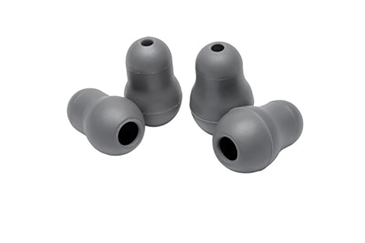 Littmann Stethoscope Spare Parts Kit Snap Tight SoftSealing Eartips Grey LargeSmall 4pk