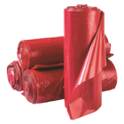 Biohazard Bag 1-3/10mil 24x23" Red/Black Star Seal LDPE 25x10/Ca